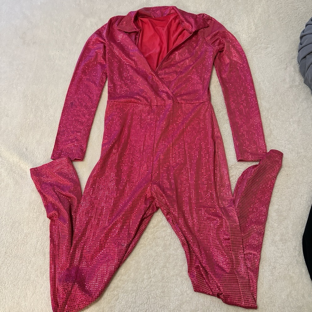 Sparkling Pink Jumpsuit